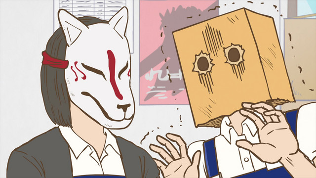 foxcharas's tweet photo. Today's fox-themed character is okitsune from skull-face bookseller honda-san! https://t.co/TNiI4A71SH
