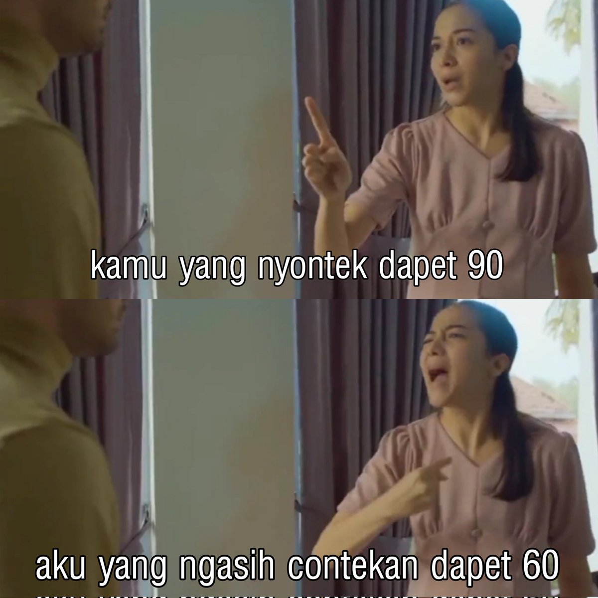 Sch! Pernah ada di posisi ini? Jadi kapok ngasih contekan gak?