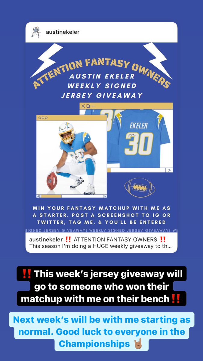 Austin Ekeler tweet media