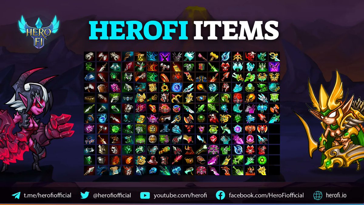 What will help you win Arena matches in an ideal situation where all Heroes are at max level?

One of the most accurate answers is probably ITEMS.

⚡️Don't forget about the Boxes of NFT Item sale on the 29th. Details can be found at: herofi.io/blind-boxes-an… 

#HeroFi #GameFi