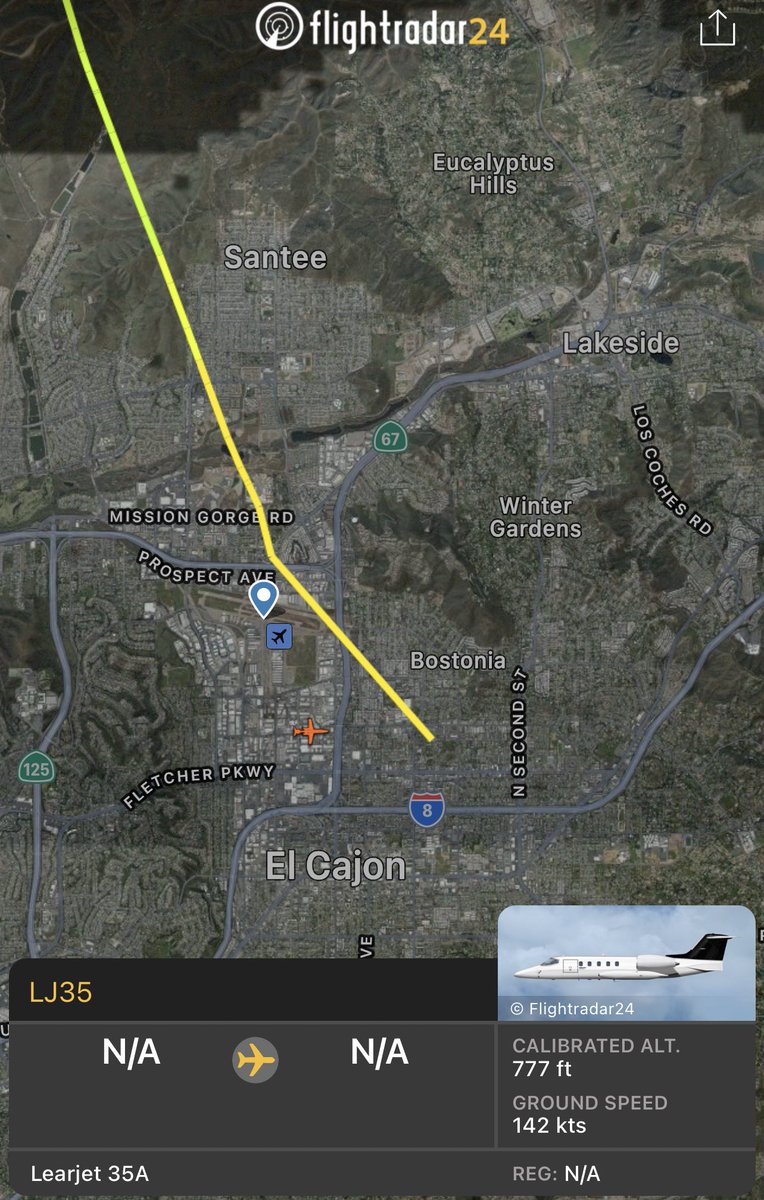 DanielFireTruck's tweet photo. #SanDiego | #CA This is was Learjet 35A, N880Z. https://t.co/yOvmscrECw