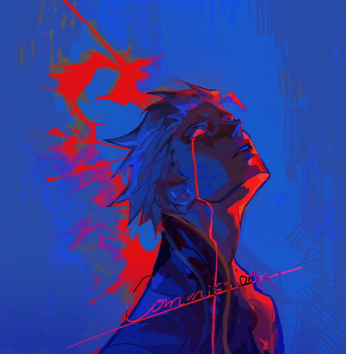 金主要求crybaby海报感觉的稿