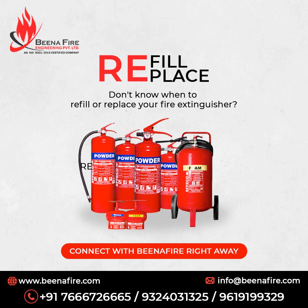 Refill Replace 

Don't know when to refill or replace your fire extinguisher?

#beenafire #firefighters #fireprotection #fireprevention #firealarmsystem #fireman #fireextinguisher #fireengineering
