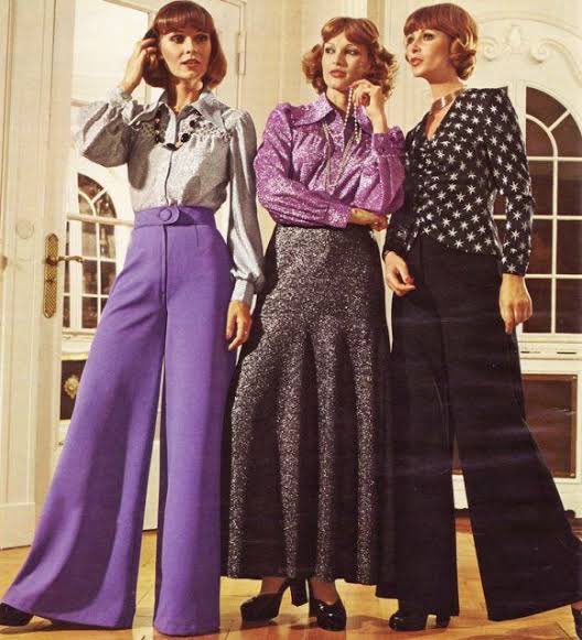 70s Fashion on X: Everyone needs a pair of purple pants #1970s #fashion  #purple #flares  / X