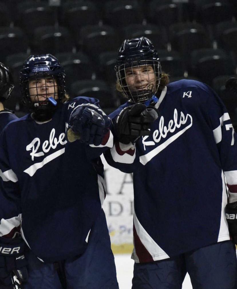 The Rebs win the 1st round today! Come support them Tmr at 4 as they take on southern. Winding rink area be there!