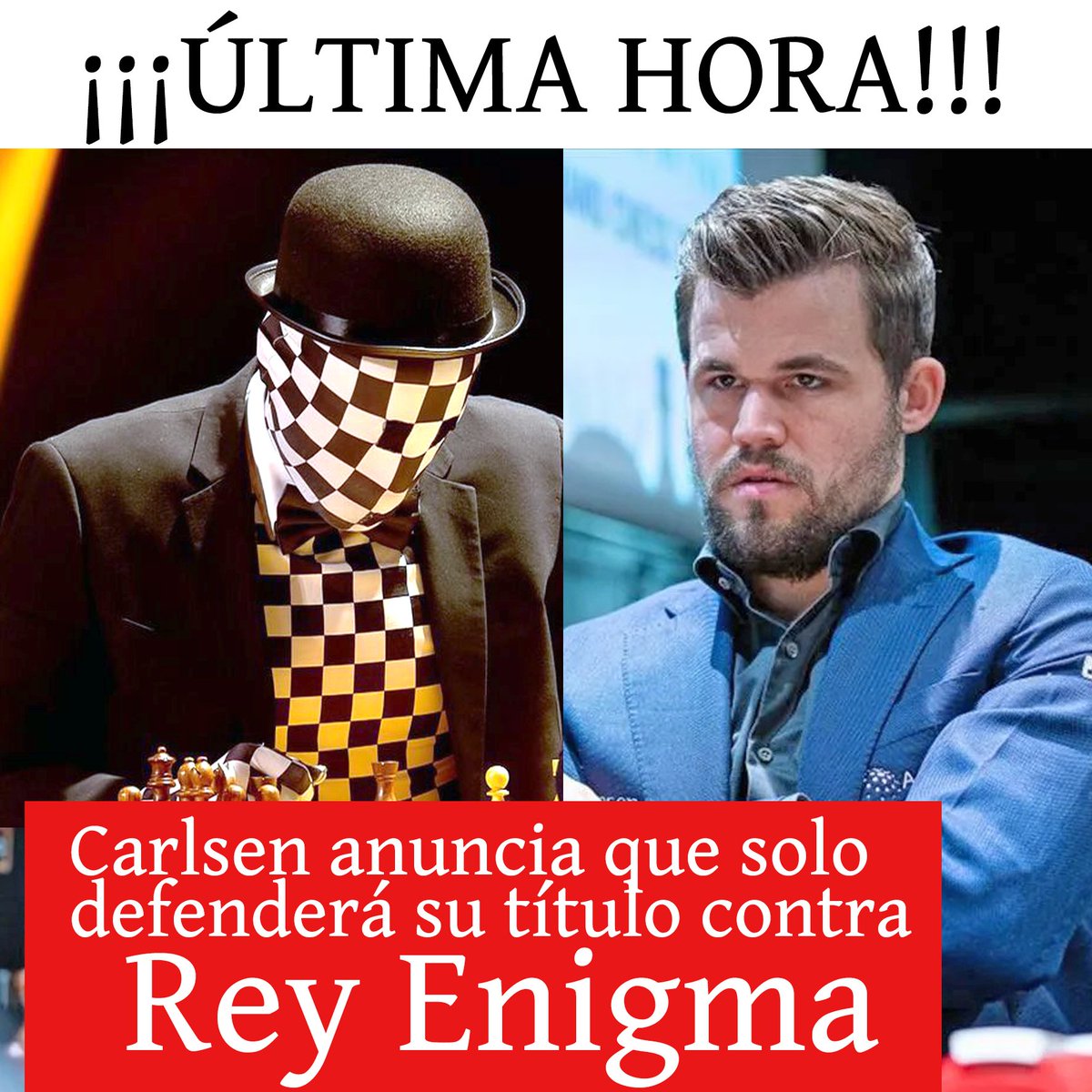 Se veía venir...
#Ajedrez #chess
<a href="/rey_enigma/">Rey Enigma</a> <a href="/capakhine/">Luis Fernández Siles</a> <a href="/leontxogarcia/">Leontxo García</a> <a href="/El_Divis/">David Martínez</a> <a href="/illescasmiguel/">Miguel Illescas</a>