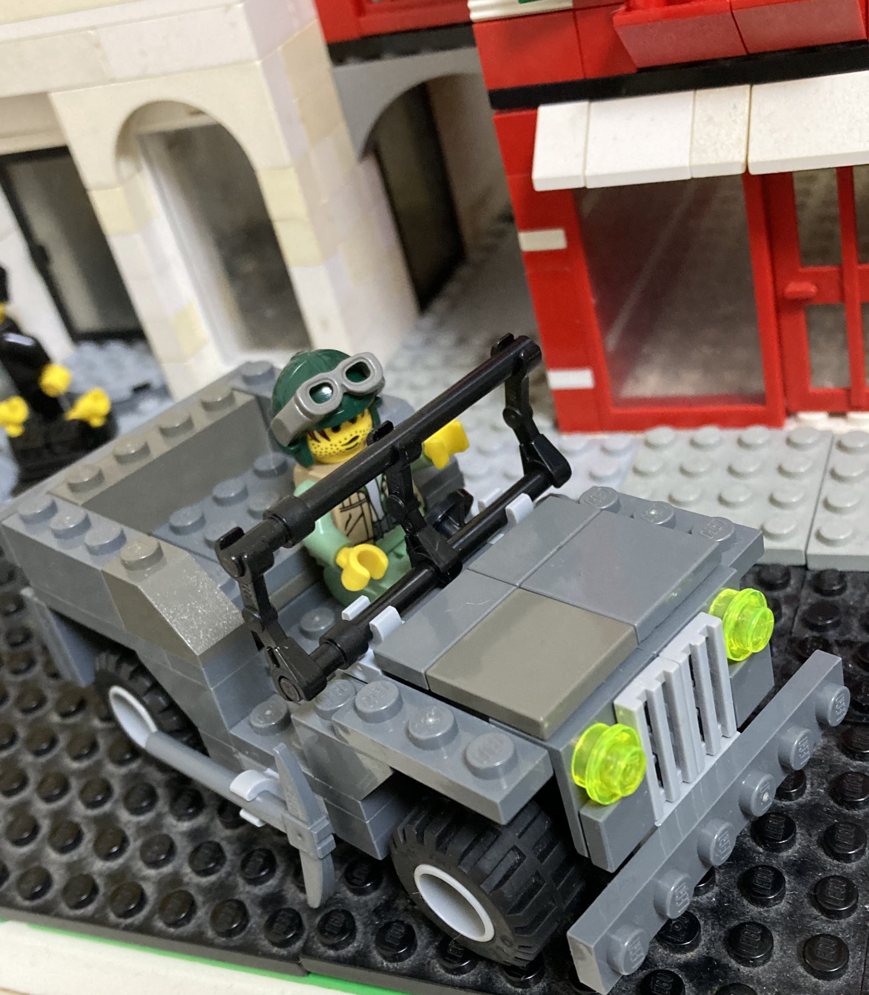 学生レゴ日記 ジープ的なやつを作ってみた 中々満足のいく仕上がりになりました 量産したいな L会 レゴミリタリー T Co Dltb5oti9x Twitter