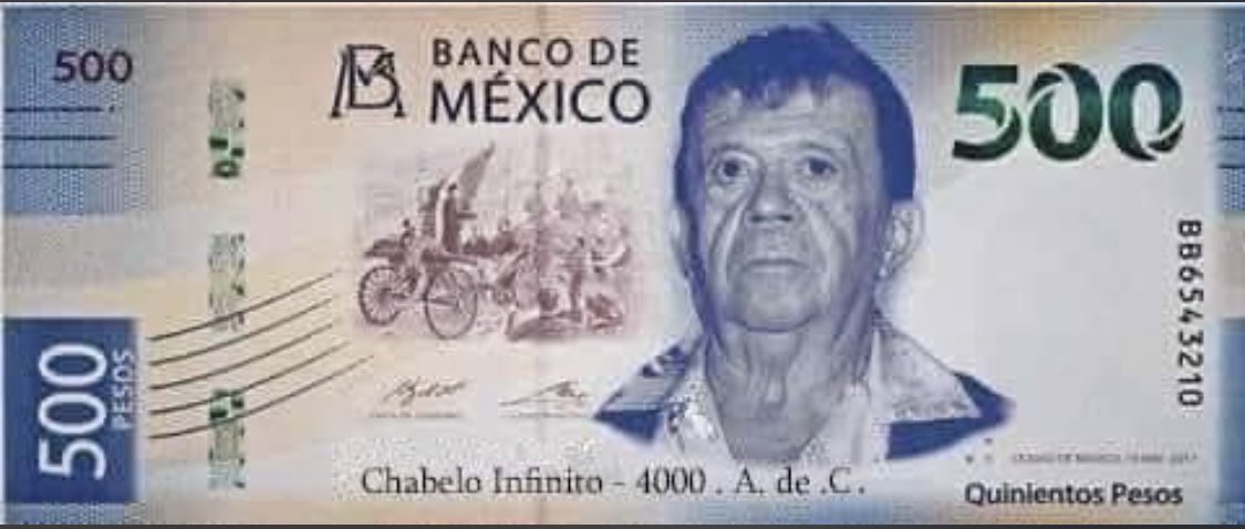 AdriaNessLopezH's tweet photo. Dicen que con estos nuevos billetes de 500 pesos ahora si nos va a duran una eternidad en los gastos, que nunca se nos va  acabar el de a 500 !!! 👏🏻👏🏻👏🏻👏🏻 https://t.co/u1IVRgvT87
