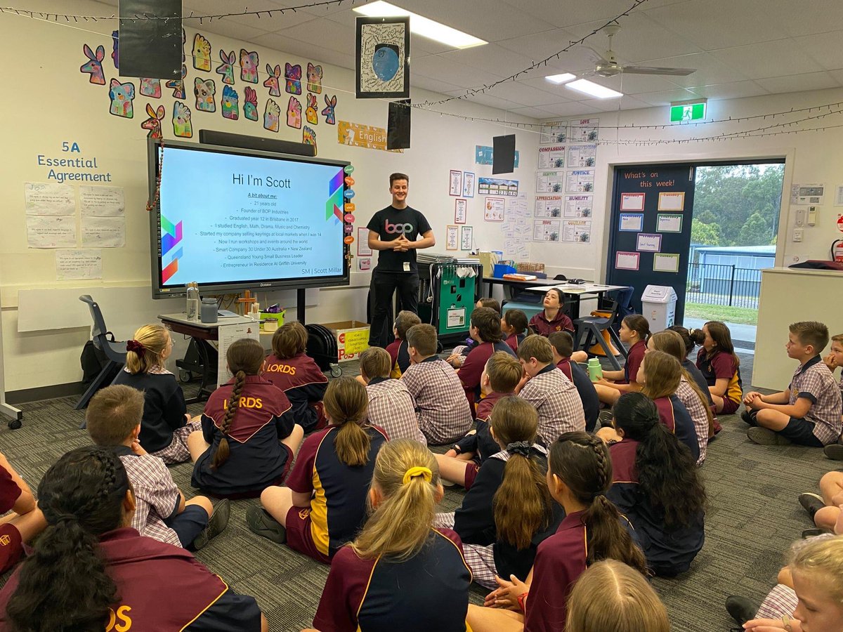 Earlier this year our founder Scott had the pleasure of heading down to Lutheran Ormeau Rivers District School (LORDS) to work with their amazing year 5 students as they kicked off their micro-business project.