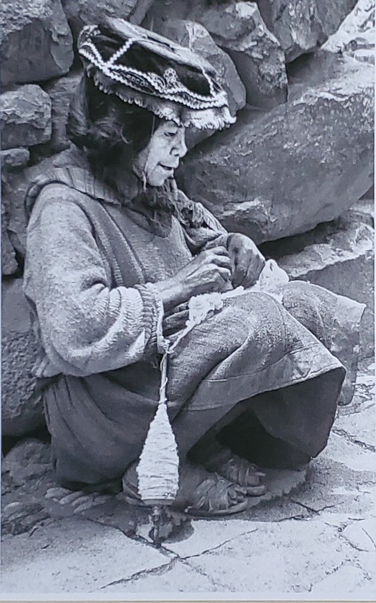 GranmaJeanMayer's tweet image. While traveling through the Peruvian countryside in 1992, I came across this woman weaving either sheep's wool or alpaca. She was so absorbed in what she was doing she never noticed I had taken her photo.