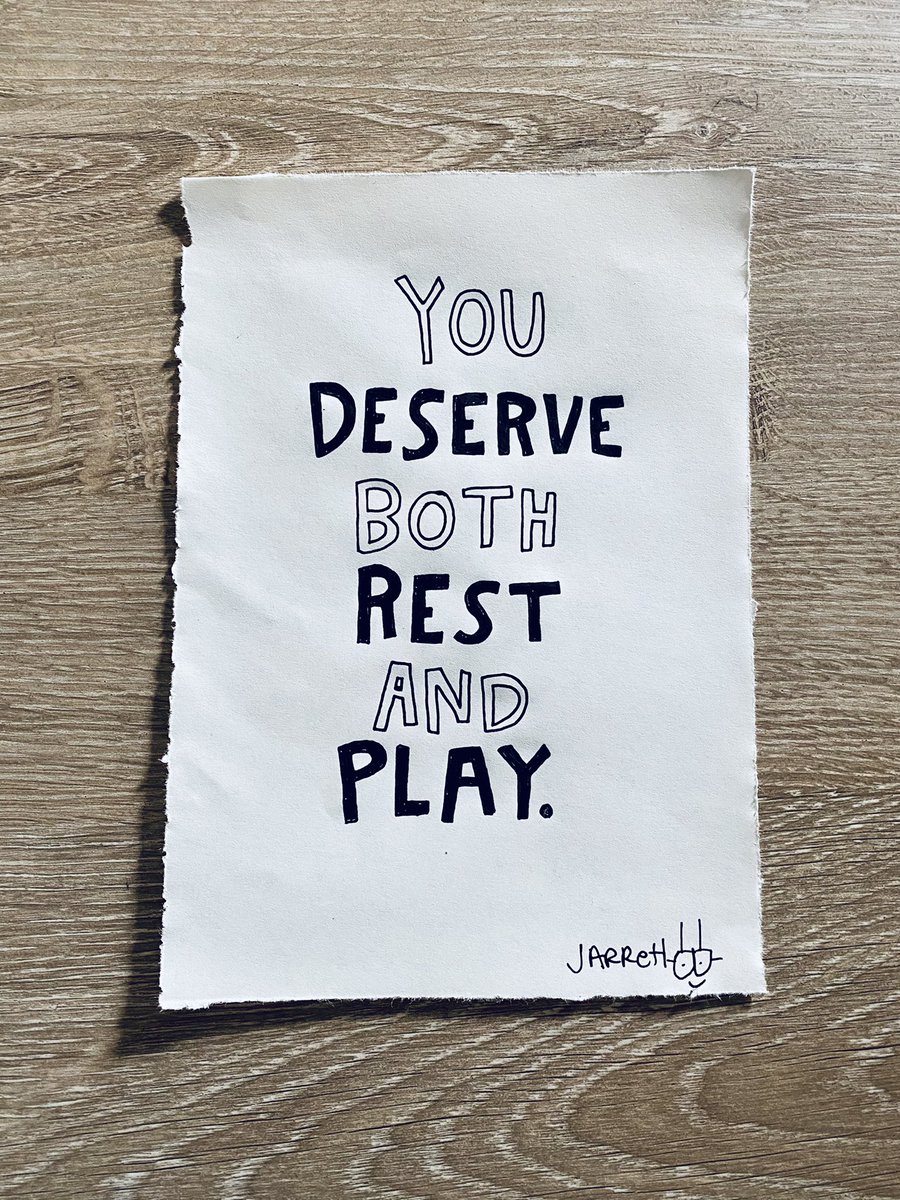 I hope you are remembering this and getting plenty of both. I’m trying my best myself. 💛