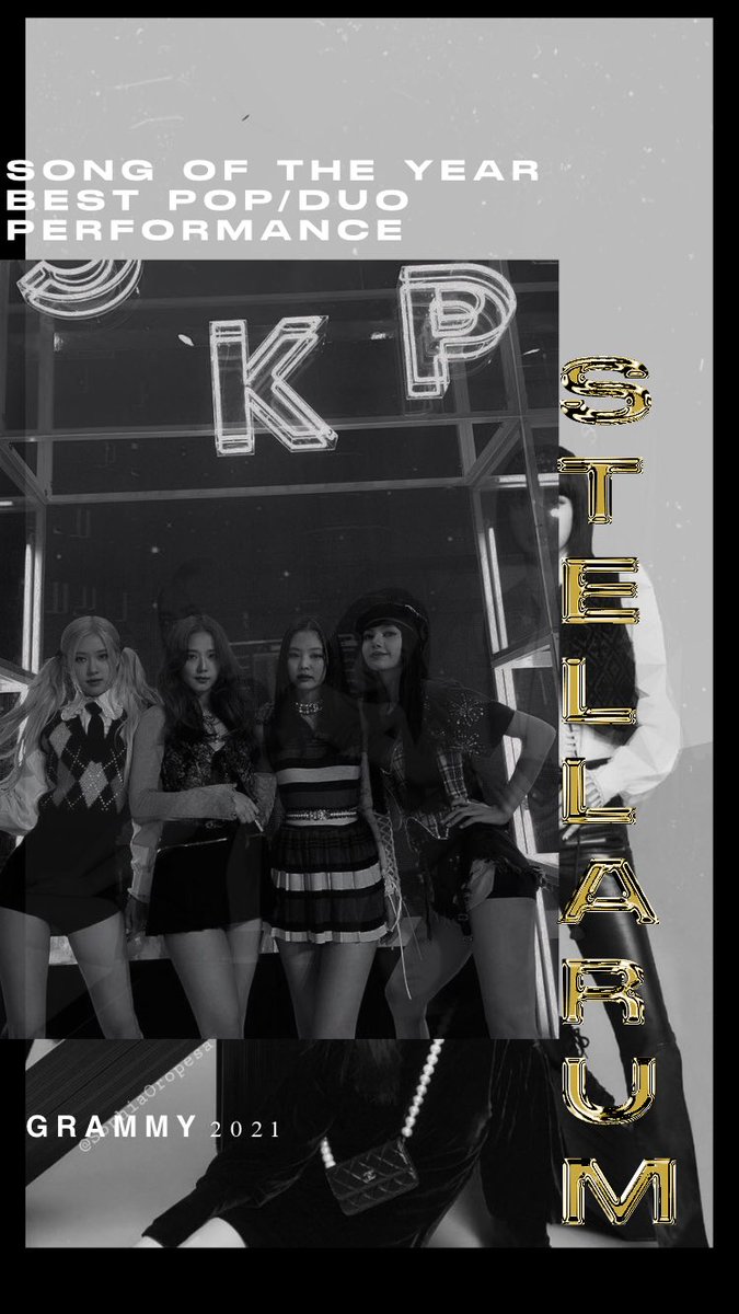 GRAMMY_FK's tweet photo. SONG OF THE YEAR 
BEST POP/DUO PERFORMANCE 
@stellariumx 

#grammyfk_21 https://t.co/PR19onTPV1