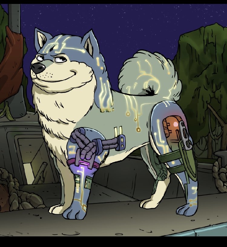 BAKEDAPEKC's tweet photo. Cyborg Shib 

#nft #nftart #bayc #boredapeyachtclub #bakedape #boredapebakedclub #ps #nftartist #nftcollector #nftcollectibles #nftcollectors #opensea #blockchain #openseanft #nfts #kennelclub #bakedapekennelclub #boredapekennelclub https://t.co/eEtrkE61Sf