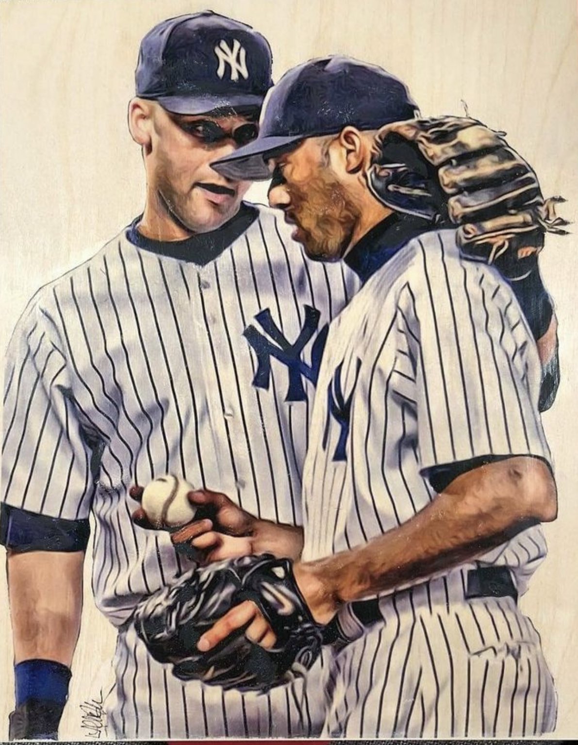 Mariano Rivera - New York Yankees Painting by Michael Pattison