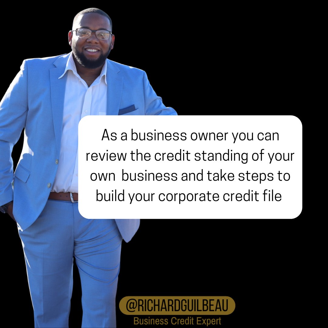 As a business owner you can review the credit standing of your own  business and take steps to build your corporate credit file 
Pennstarllc.com #creditoption #creditsolution #creditbuilderloan #creditsolutioncompany #creditrepair #businessloansoption #smallbusinessloan