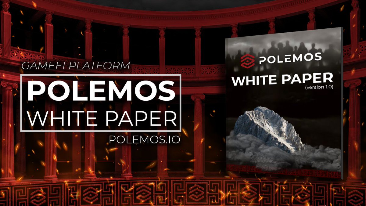 Polemos_io's tweet photo. We proudly present the #PolemosWhitePaper - released just in time for the new year! 

Discover the depths of our #GameFi Platform through the white paper and join our Discord to receive updates about future AMAs regarding each section. 

View it here: https://t.co/su9Dwz9iPX https://t.co/tdP5YcAhEA
