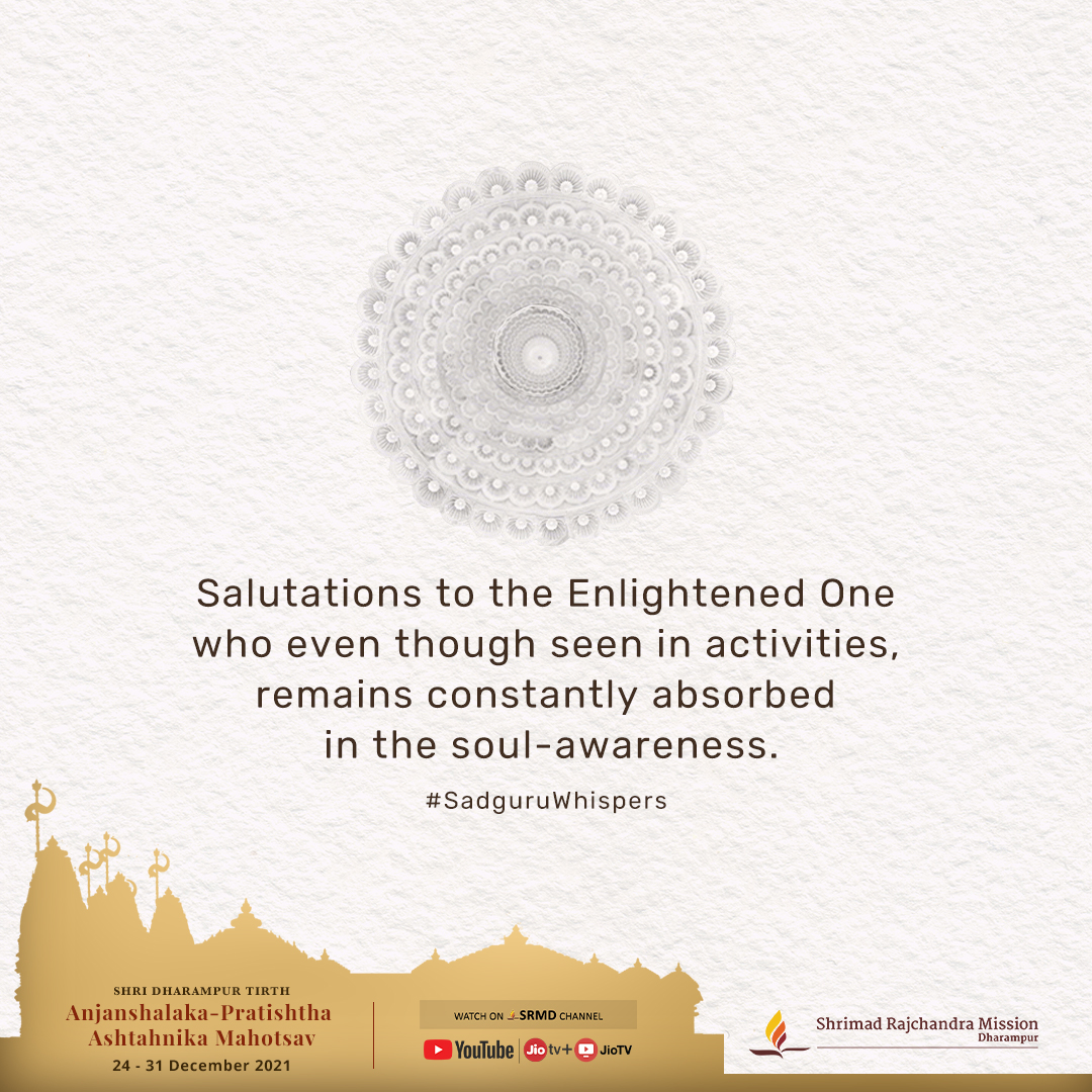 SRMDharampur's tweet photo. #SadguruWhispers #Quotes #QOTD #EnlightenedMaster #Enlightenment #SoulAwareness https://t.co/VILlxvhwqo