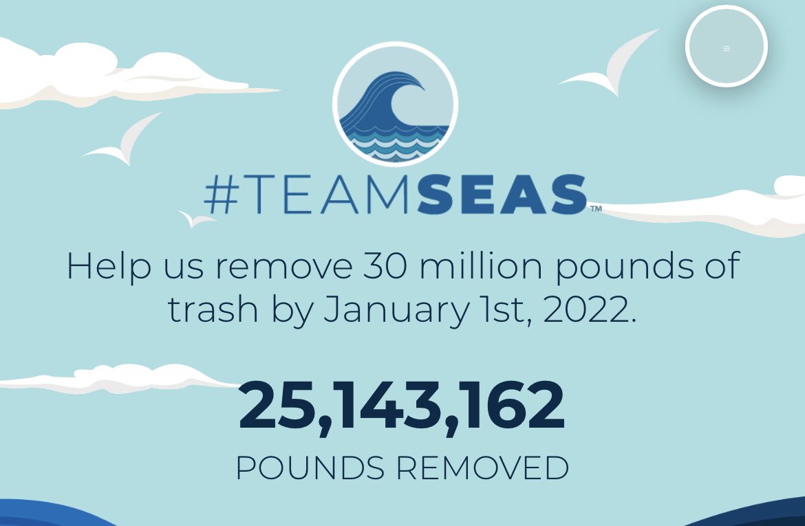 MrBeast on Twitter "TeamSeas just crossed 25,000,000 pounds of trash out of the ocean! (Shout