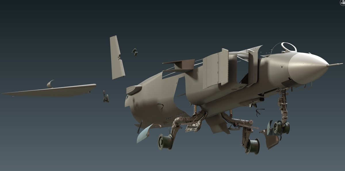 RAZBAM's tweet image. MiG-23 work in progress