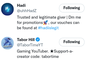 AgentHawk7's tweet photo. @uhhHadZ @TaborTimeYT Done thanks for the chance tabor hill and Hadi https://t.co/K6XjPtpVFw