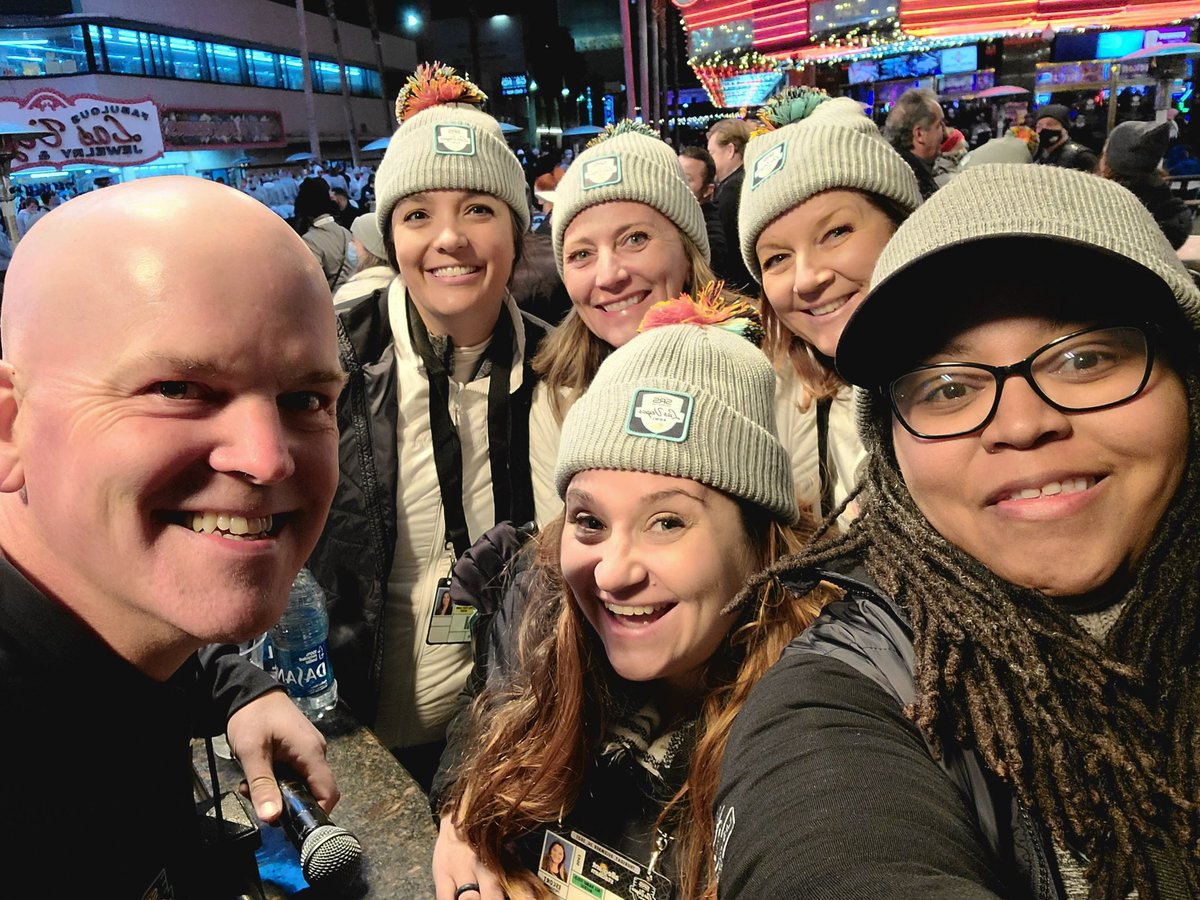 jenpbradley's tweet photo. It’s @chetbuchanan and #TheHuddle committee for the @LasVegasBowl downtown #Vegas! #kickoffnight https://t.co/vEdkScIKnR