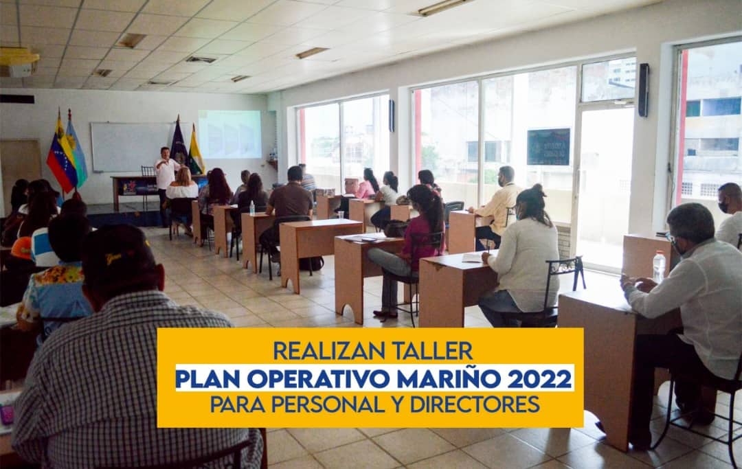 Directivos y colaboradores de la Alcaldía de Mariño participaron en el taller Plan Operativo Anual, dictado por el ingeniero  Nelson Martini, a fin de identificar los objetivos que se quieren alcanzar el próximo año, además de valorar sus fortalezas y debilidades.