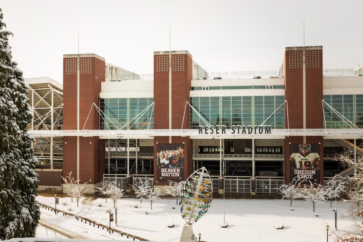 OregonState's tweet photo. Hey @OSUcascades are we doing this right? #SnowBeavs https://t.co/ecu9qIteq5