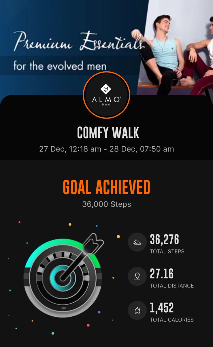 nfly_drago's tweet photo. @StepSetGo #36ksteps #27km #1400cal #almoman #comfywalk https://t.co/0TdZAqTPpZ