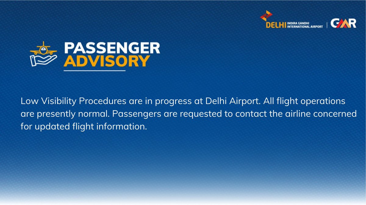 Delhi Airport tweet media