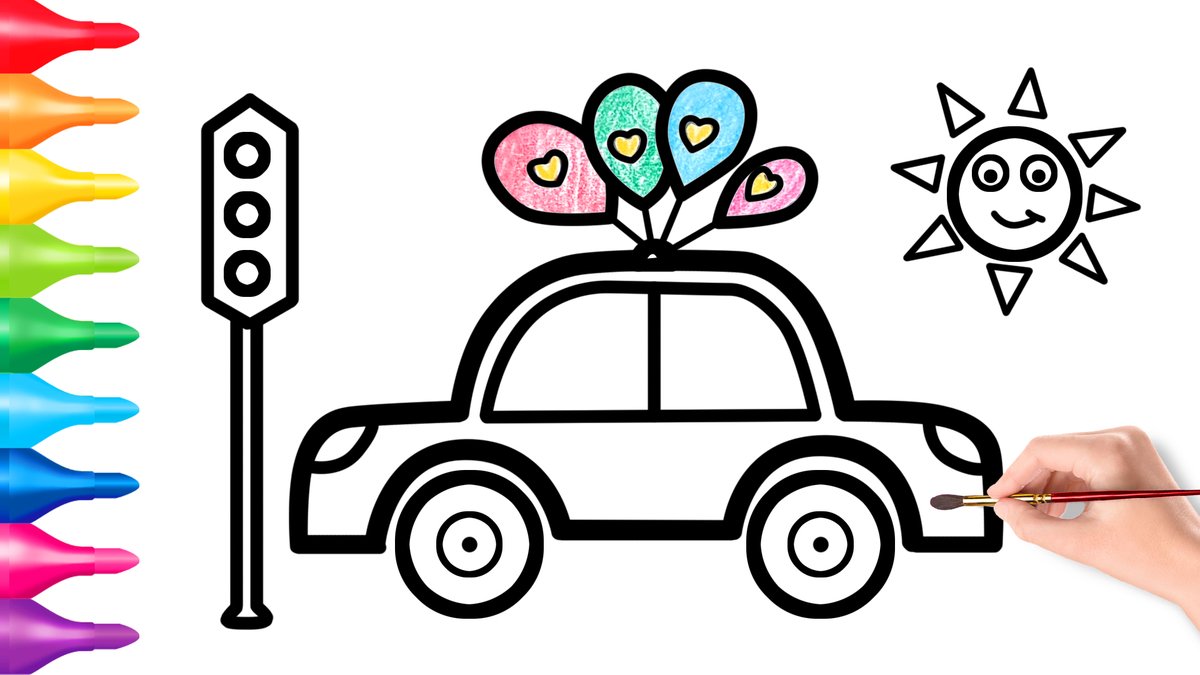 toy_today's tweet photo. How to draw a cute car for children
#drawing #coloring #car 
👉👉 https://t.co/JbzunyLWih https://t.co/XlK47XtyiR