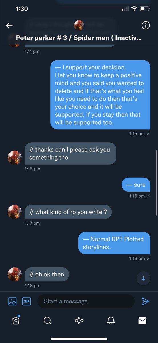 PLEASE DON’T DO THIS!! 

Don’t come into my DM’s and try to guilt trip me!

Telling me “I thought you were going to support me” 

I am a supportive account and I have been nothing but nice! 

+