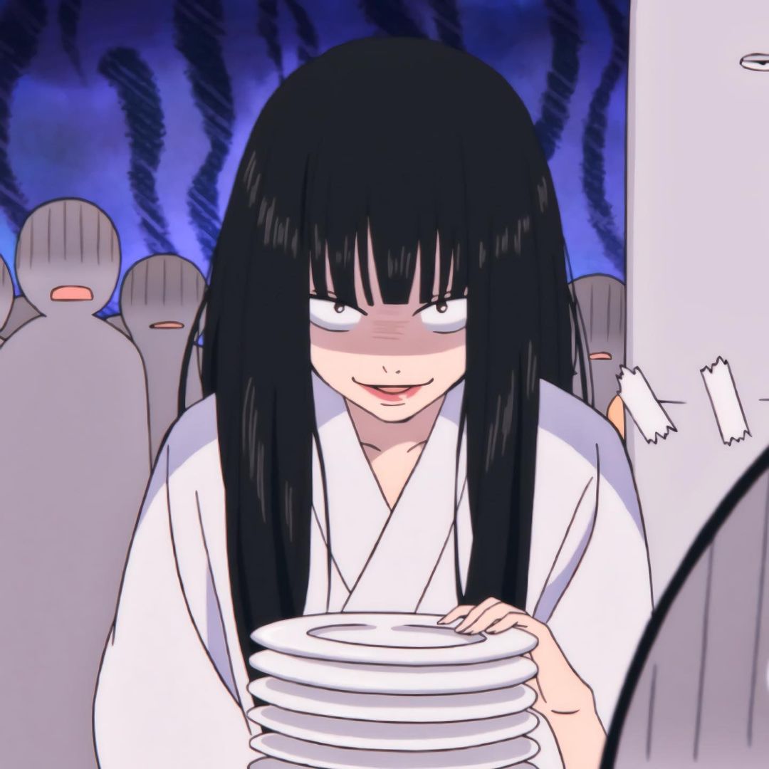 Sawako Kuronuma Anime Mangaka Kimi ni Todoke Chibi double version face  black Hair png  PNGEgg