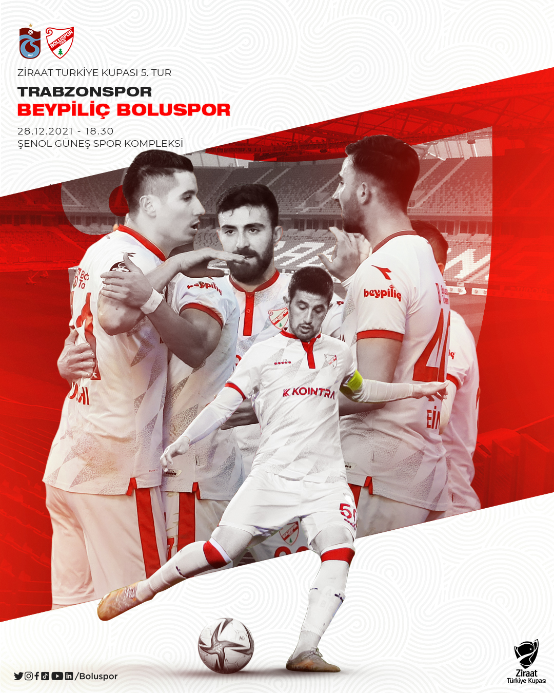 Boluspor'un Trabzonspor Maçına Özel Hazırladığı Maç Görseli