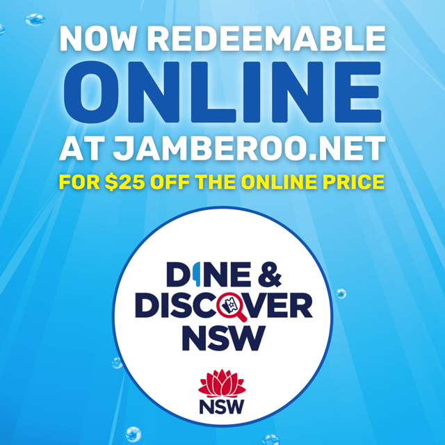 We accept #DiscoverVouchers. You can process these are part of the online ticket purchase process or at the gate. It is cheaper to buy tickets online. jamberoo.net/tickets/