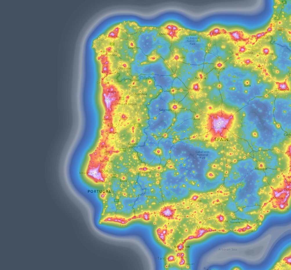 HenriqueOpina's tweet image. O facto de em Portugal não conseguirmos ver um verdadeiro céu noturno por excesso de poluição luminosa é algo que acho que as pessoas não têm noção