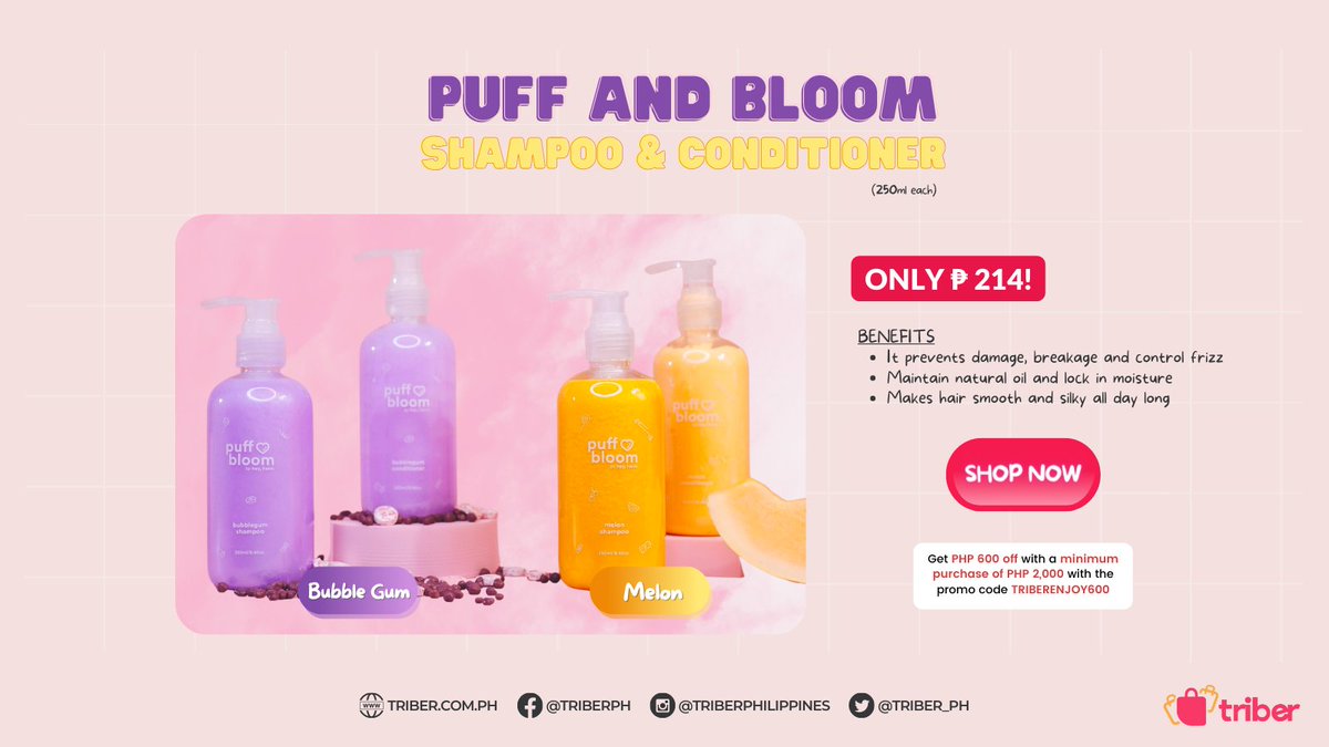 Triber_PH's tweet photo. Looking for a new hair care routine for 2022? 💁‍♀️ Check out this duo for only PHP 214! 

Download the Triber app now 📲 or click the link below 🛒 to shop now!
https://t.co/3J7ZHkfp98 https://t.co/QklI4DSL3R