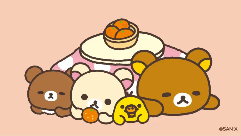 fruit no humans food mandarin orange table simple background kotatsu  illustration images
