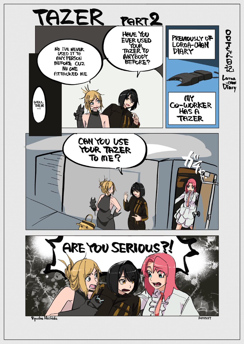 TAZER PART.2
#ロロアちゃん日記 #LoroachanDiary 