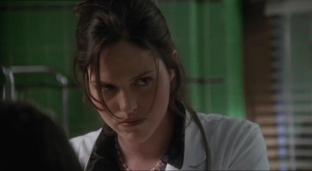 BopeLove1983's tweet photo. It's that classic "even your ex-boyfriend agrees with me" death stare... #ER #MaggieDoyle #JorjaFox https://t.co/MpAmMgAHu4