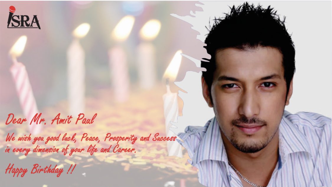 Happy Birthday!! Mr. Amit Paul 