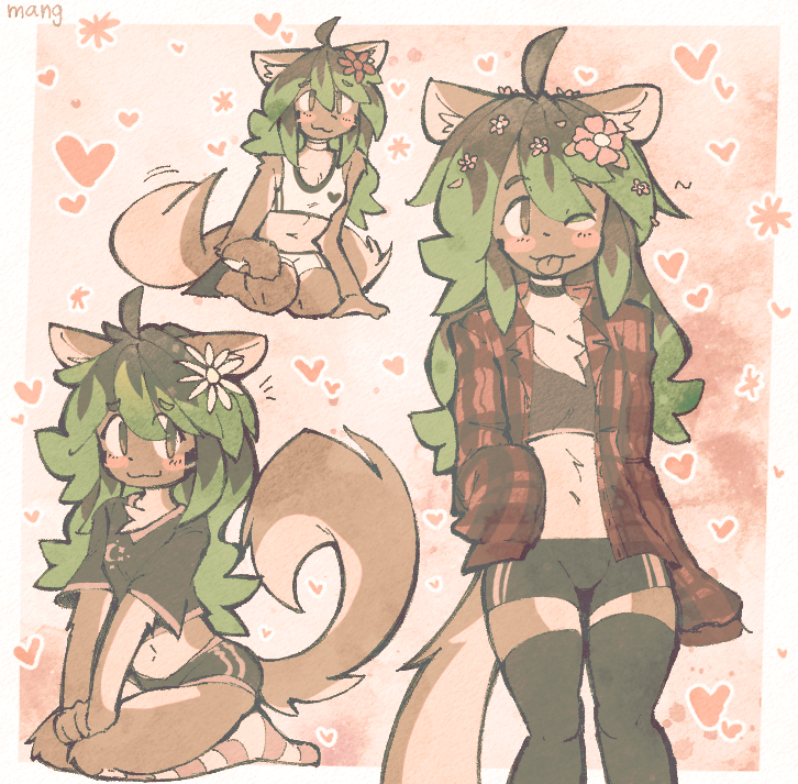 mangoafterdawn's tweet photo. kittyfox 🌸💚🌸💚 https://t.co/PouuUBPeCw