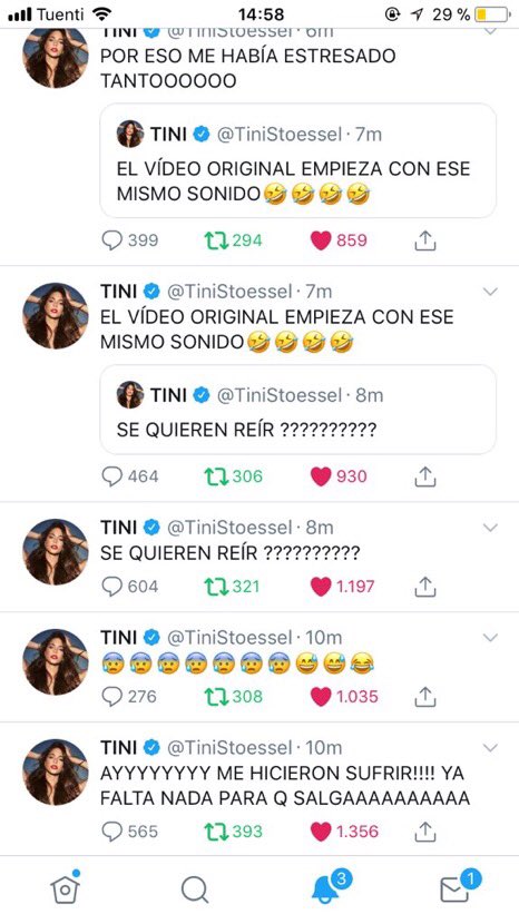tinikillah's tweet photo. ya pasaron dos años de la joda q le hicimos a tini por el dia de los inocentes jskjajajaj https://t.co/NDRjhWLzHG
