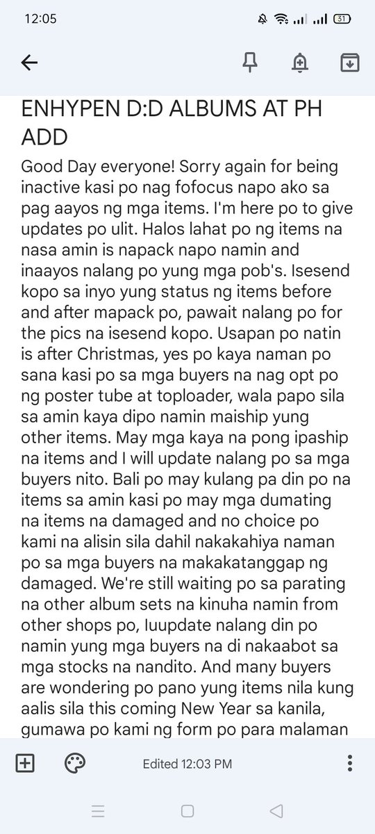moonlightPH12's tweet photo. #ML12Updates 
Hello po good afternoon, ito po yung updates for the enhypen dd albums na nasa amin po. https://t.co/7tcP1OtW0u