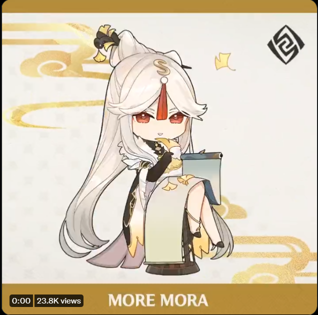 SpatiallyRender's tweet photo. #GenshinImpactLotteryEvent @GenshinImpact hey, the more-- um, I mean Mora, the merrier! Doing pretty well for myself but there's no such thing as too much Mora! https://t.co/9Mt2wGRT4b