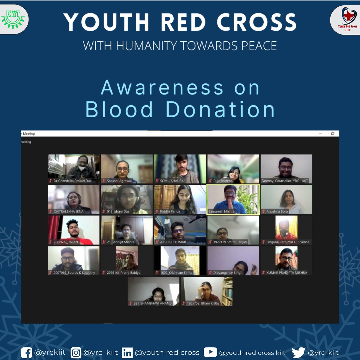 Youth Red Cross, KIIT tweet media
