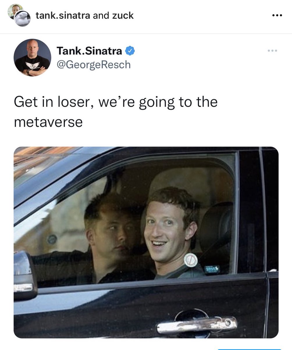GeorgeResch's tweet photo. Nobody could ever accuse Zuckerberg of not having a sense of humor https://t.co/h3zxV88XLo