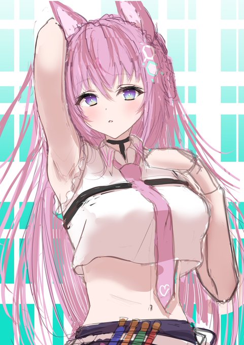 こよりラフ調整した!
こんなイメージでいく 