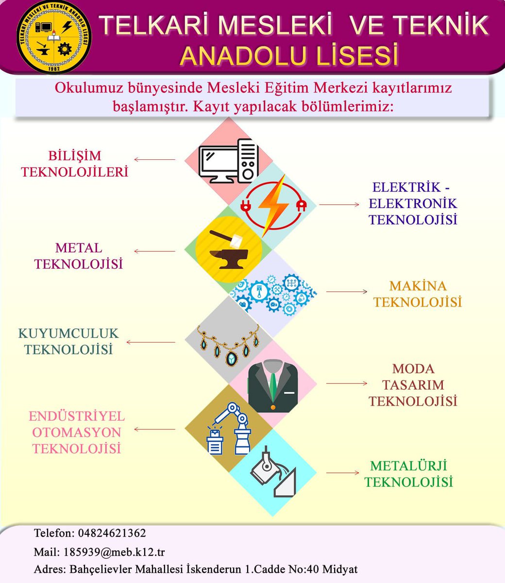 telkarimtal's tweet photo. Mesleki Eğitim Merkezi kayıtlarımız başlamıştır. https://t.co/ki2iI6UJlr