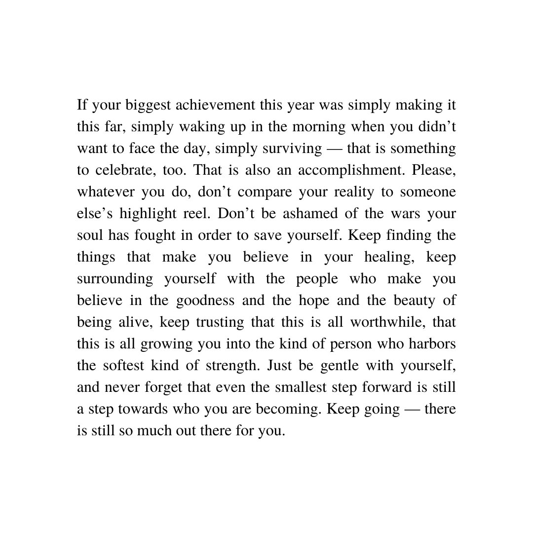 ThoughtCatalog's tweet photo. A little reminder for all of you who are reflecting on this last year. 💛

Words by our author @BiancaSparacino ✨ https://t.co/3jzUFiRbCL