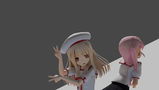 イリクロでDTBお試しレンダ中。カ、カワイイ♪マシューでと思っていたけど、これを修正して仕上げてBlender覚えようかな。 